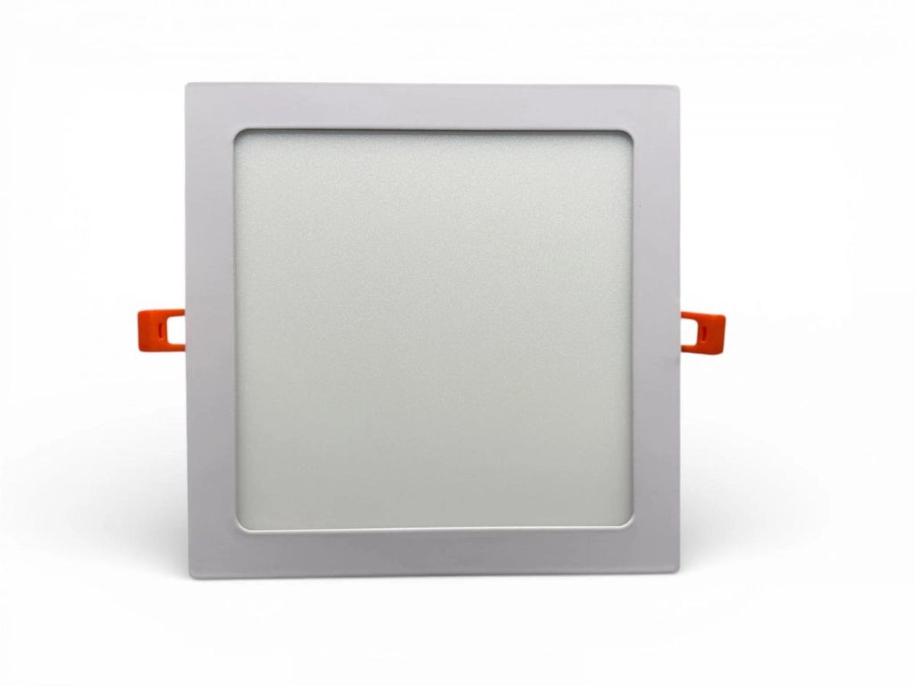Faretto ad incasso LED FLAP quadrato ultrasottile bianco opaco 18W Luce fredda 6500K 1980LM