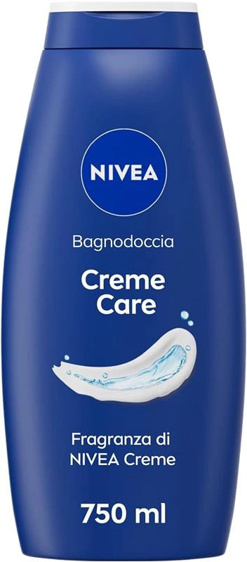 NIVEA BAGNODOCCIA CREME CARE BAGNOSCHIUMA NUTRIENTE + VITAMINE C E E OLI NUTRIENTI SET 750 ML