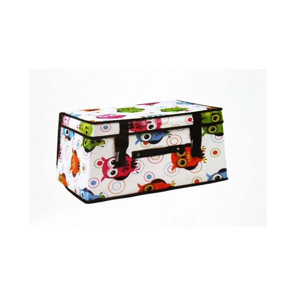 Trade Shop - Box Scatola Porta Biancheria Abiti Oggetti 60x40x30 Cm Contenitore Salvaspazio -