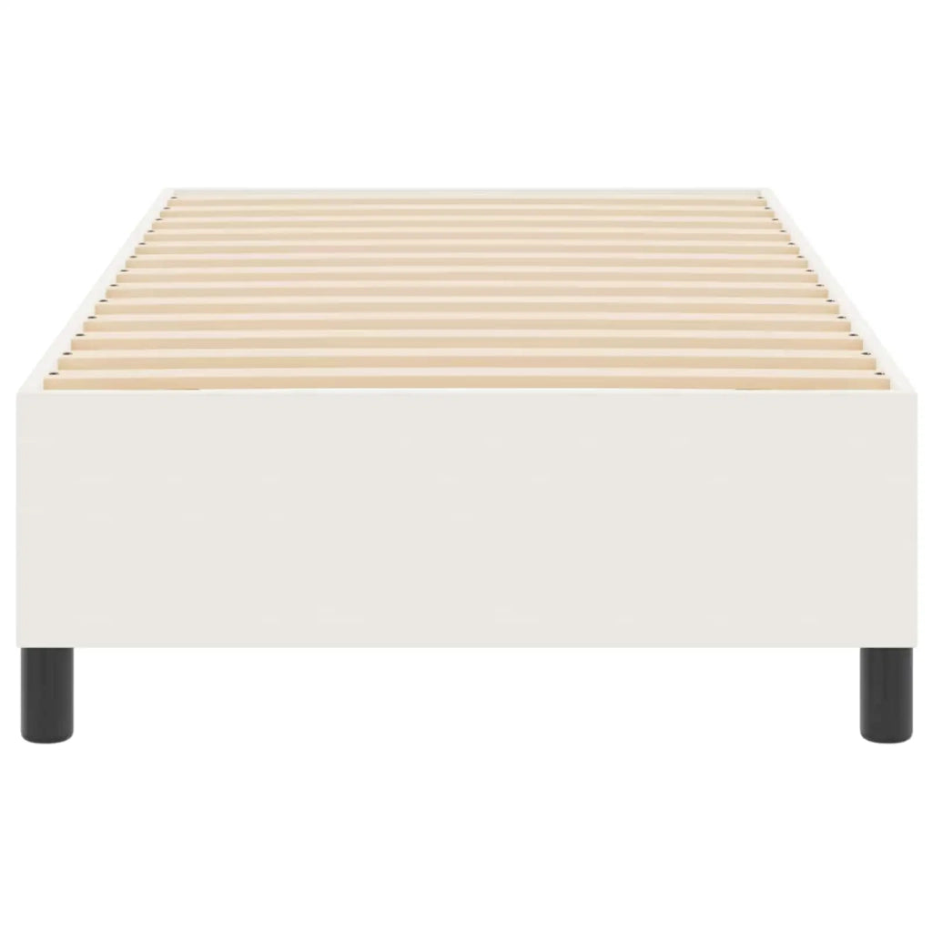 Struttura letto piattaforma Crema 100 x 200 cm Tessuto in Cords 3337394