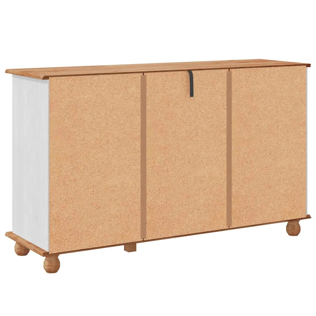 Credenza ASKIM 133,5 x 40 x 79 cm Legno di pino massello 4105432