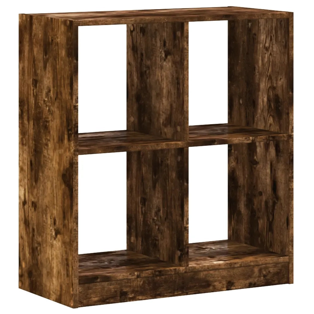 vidaXL Libreria Rovere Fumo 68,5x32x75 cm in Legno Multistrato