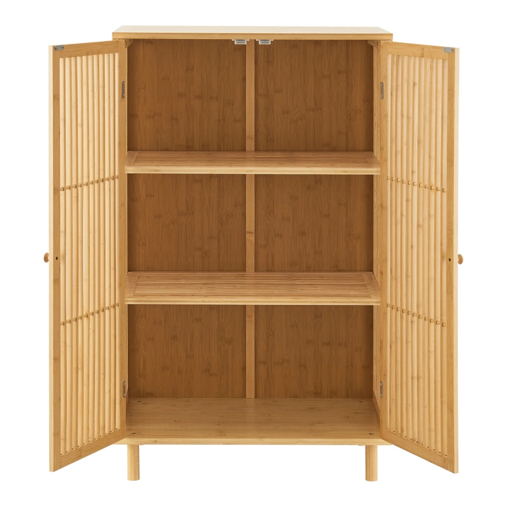 Mobiletto/scaffale/contenitore basso 110 x 66 x 40 cm contenitore in bambù naturale 03_0008862