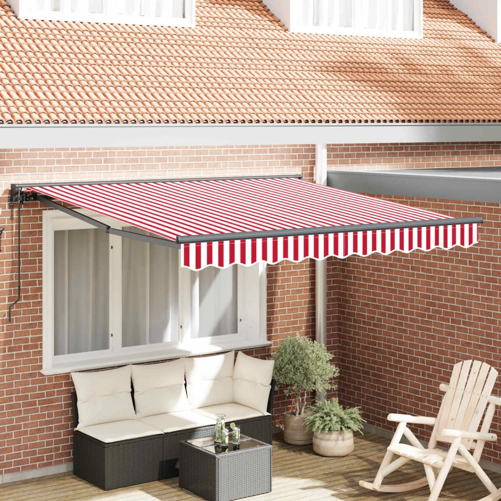 Struttura della tenda Rosso e Bianco 350 x 250 cm 3330284