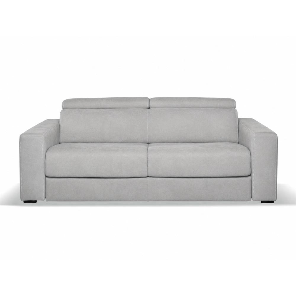 Divano letto Crien 3 posti con poggiatesta reclinabili colore Mozart 15 ash