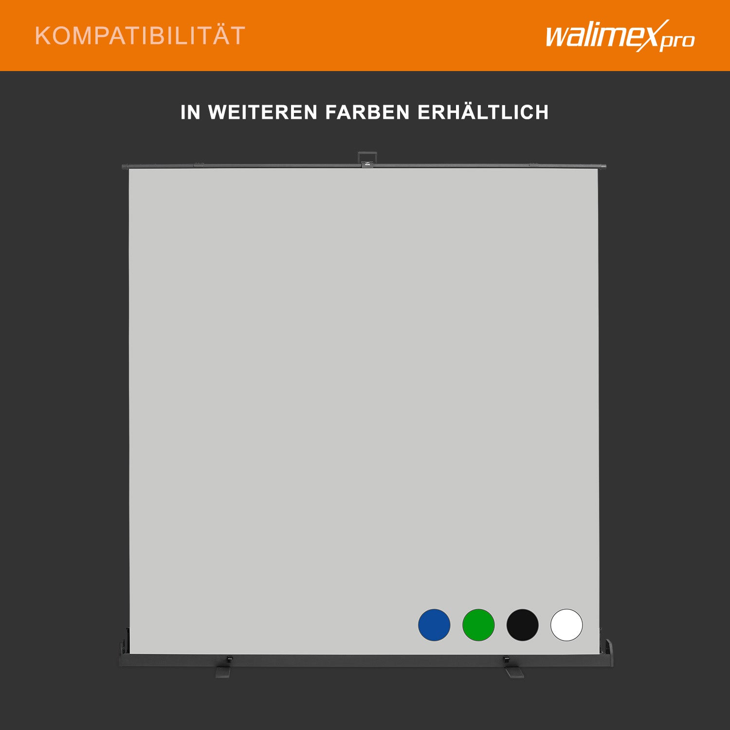 Fondale fotografico a rullo blu 210 x 220 cm, sfondo avvolgibile con supporto, sistema per studi fotografici, pannello ingualcibile per fotografia