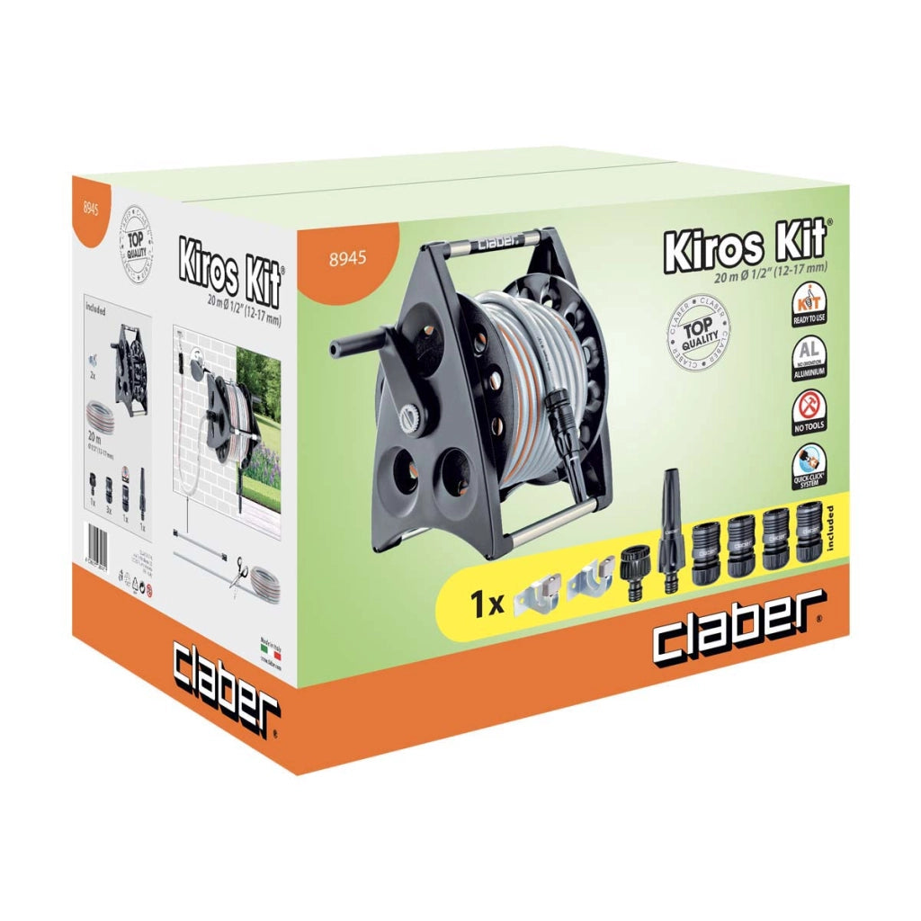 AVVOLGITUBO PORTATILE KIROS IN KIT MT.20 8945    CLABER