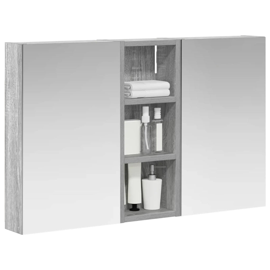 Set di Armadi da Bagno con lo scaffale 3 pcs 80 x 10,5 x 50 cm 3403653