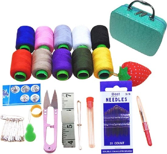 Set di Cucito – Cucito Set  Cucito Setta – Cucito Setta Luxe con Scatola di Riposo – Cucito Kit con Scatola di Riposo