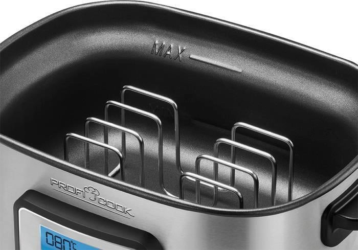 ProfiCook PC-SV 1112 8 L 520 W Nero, Acciaio inossidabile