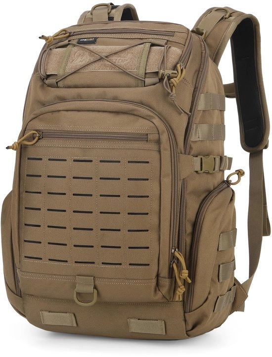 Borsa a Zaino da 30L con Fodera Molle per Uomo con Tasca per Laptop per Città, Ufficio e Viaggi