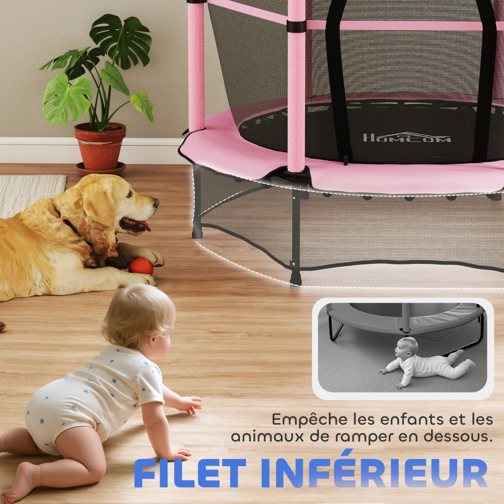 Trampolino Bambini ¨C Zephmum ¨C Rosa ? 140x190 cm