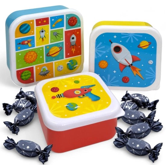 Borsa per Picnic 3-delic - Materiale BPA libero - Ideale per Picnic - Spazio per Snack - Leggero e Colorato - Facile da Pulire - Scatola per Pranzo