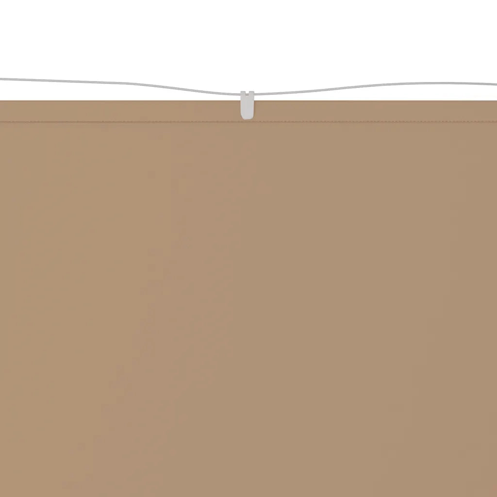 Paravento Verticale-Pannello per balcone Grigio Talpa 140x800 cm in Tessuto Oxford