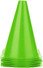 Barriera di allenamento al calcio in plastica - 6 pezzi, addestramento cane - 18 cm, 5 colori.