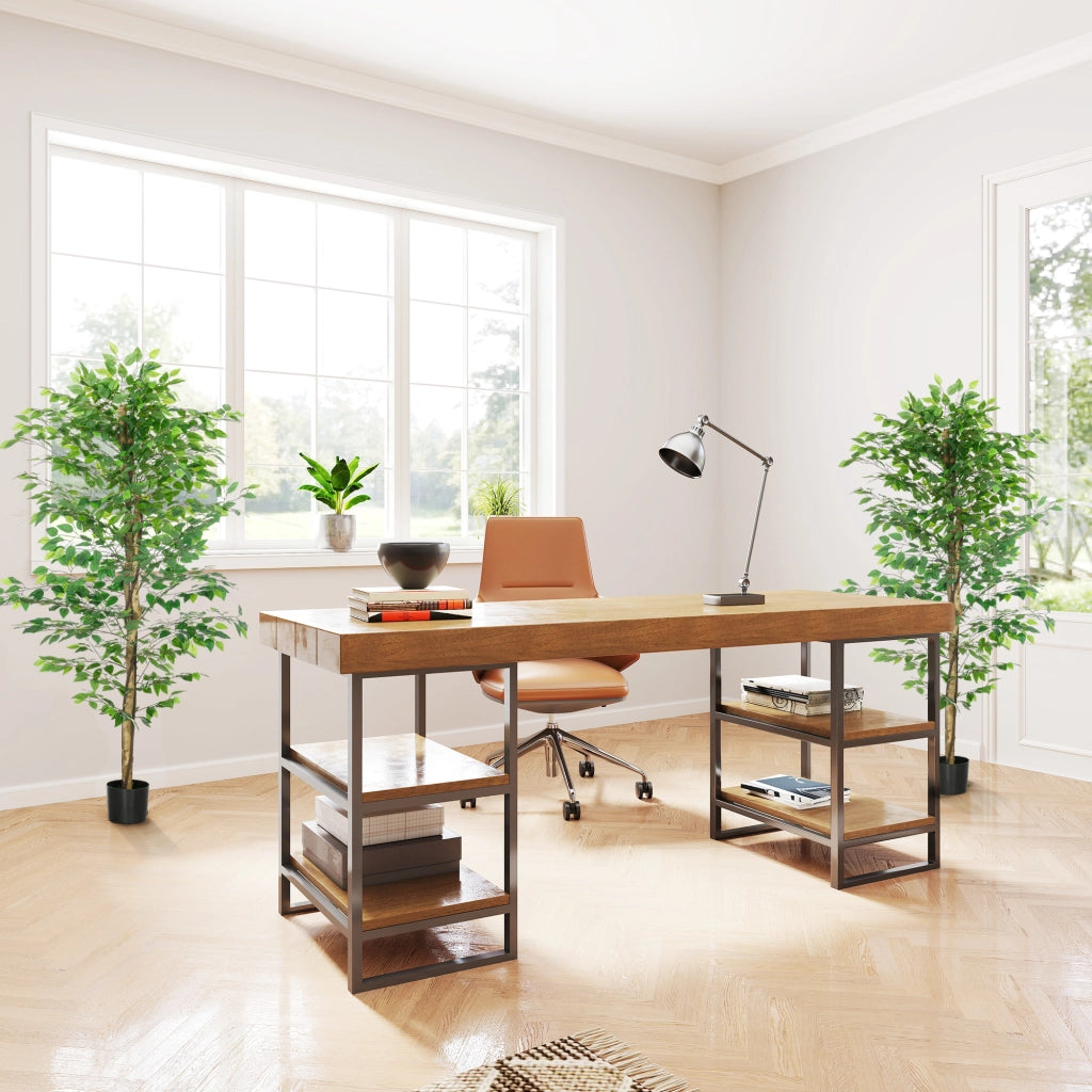 Piante Finti Ficus ¨C zephmum ¨C Verde 180 cm con Vaso