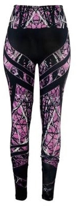 Leggins Alta Cintura - Pantalon Sportivo Donna - Yoga/Allenamento - Respirabile/Umidificante - Colorati/Stilosi - Materiale Soffice/Rigido