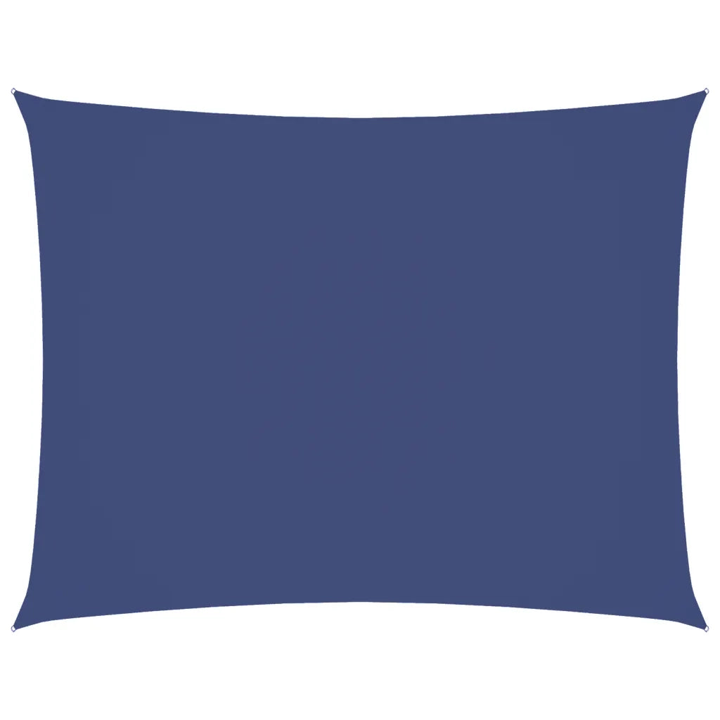 vidaXL Parasole a Vela Oxford Rettangolare 3,5x5 m Blu