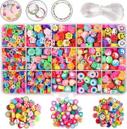 Racchette Colorate per Bambini da 2 Anni in Avanti - 990 Pezzi - Colorate - Per la Creazione di Gioielli - Smiley Racchette