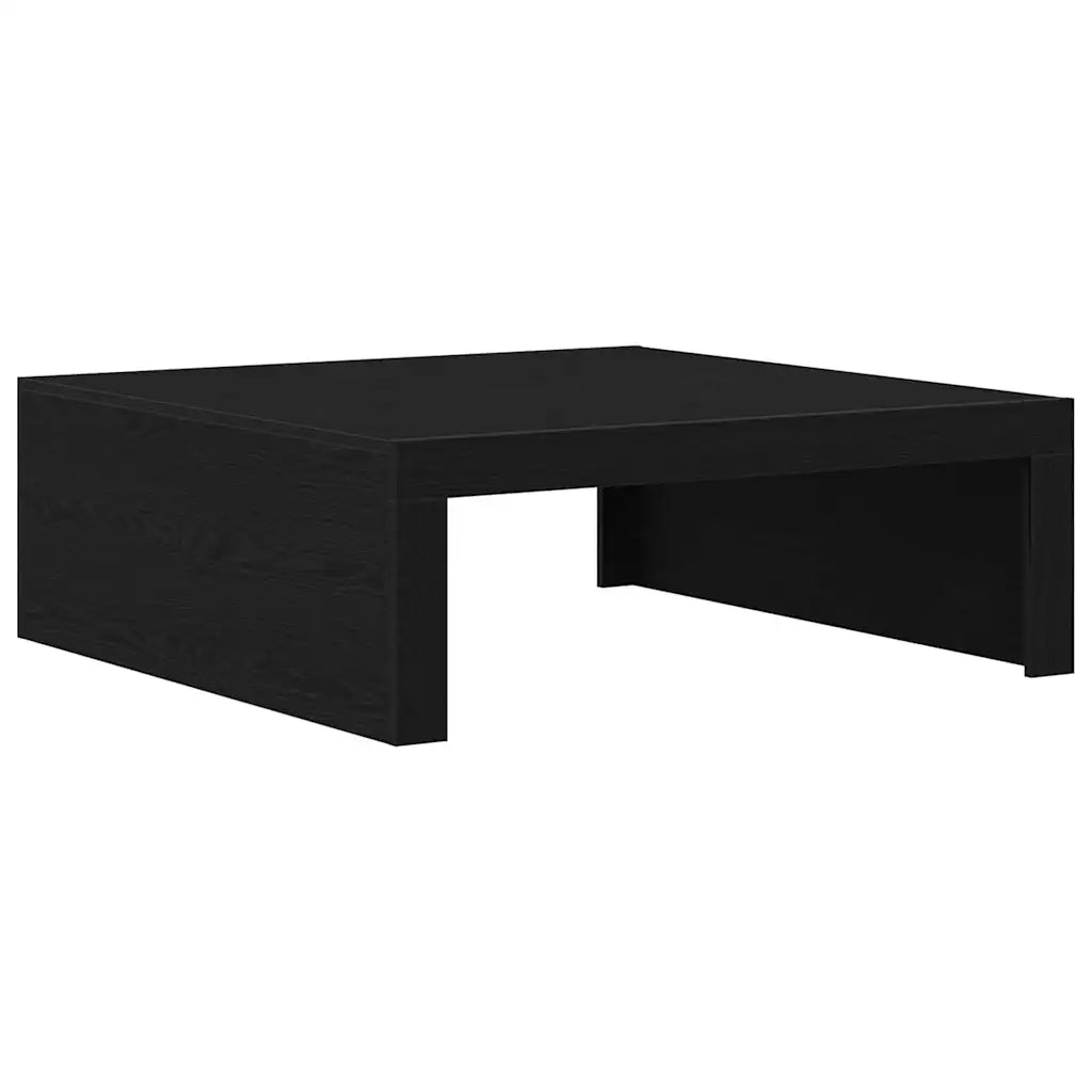 Tavolino da salotto Rovere Nero 100 x 100 x 35 cm 862678
