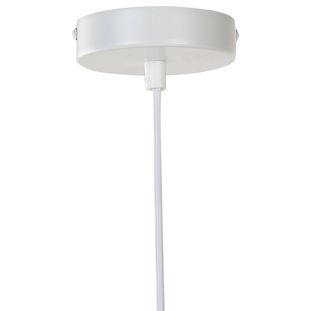 Lampadario decorativo moderno con lampadina a vista in ottone bianco soggiorno glamour