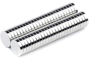 50 pezzi di magneti neodymium 10 x 2 mm mini rotondi forti per frigorifero per tavolo magnetico, lavagna bianca, frigorifero