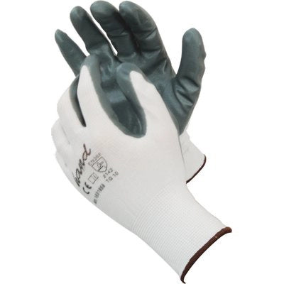 GUANTO NITRILE GRIGIO WORKIT - MAGLIA LEGGERA SINTETICO BIANCO  6- 12 paia