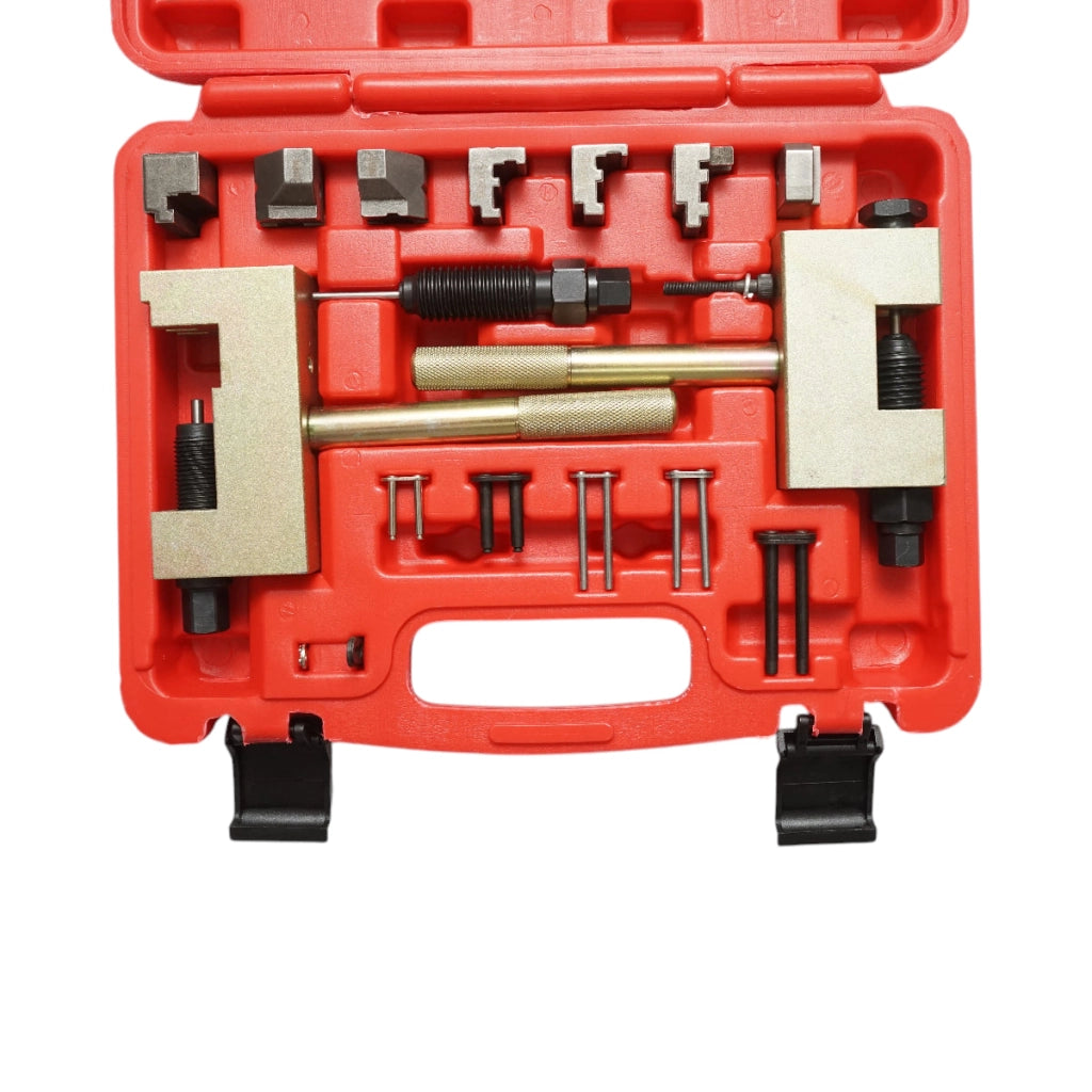 Kit di rimozione, rivettatura e pressatura della catena di distribuzione Mercedes-Benz M272 M273 Breckner Germany