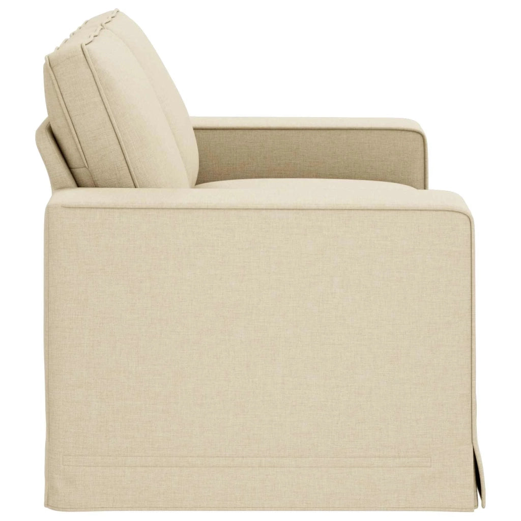 Divano Crema 162 x 80 x 82 cm Tessuto 42024388