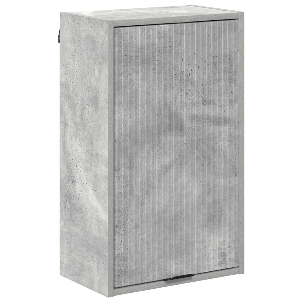 Set di mobili per il bagno con cassetto Grigio cemento