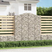 Cesti Gabbioni ad Arco 3 pz 200x30x220/240 cm Ferro Zincatocod mxl 99980