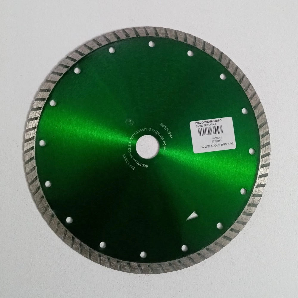 Sifa thom 230mm disco diamantato universale per taglio cemento, cemento armato, mattoni, laterizi