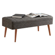Falcon, Panca Peso Supportato 130 kg, 105x40x49h cm Marrone Noce