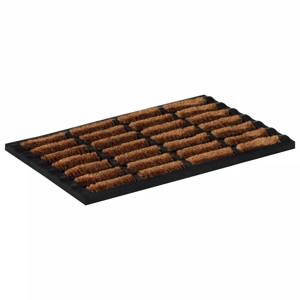Zerbino | Tappetino Rettangolare 40x60 cm in Gomma e Fibra di Cocco