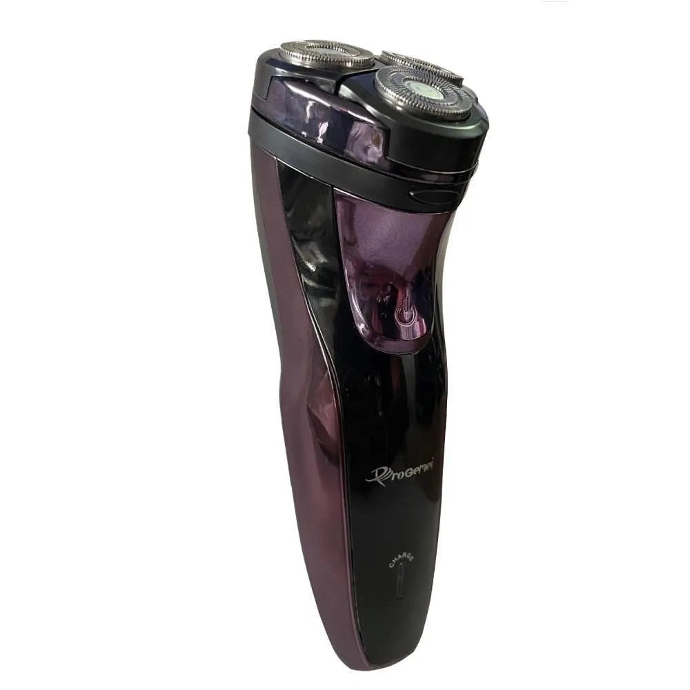 Trade Shop - Rasoio Elettrico 3 Teste Rotativo A Batteria Ricaricabile Senza Fili Uomo Gm-7730 -