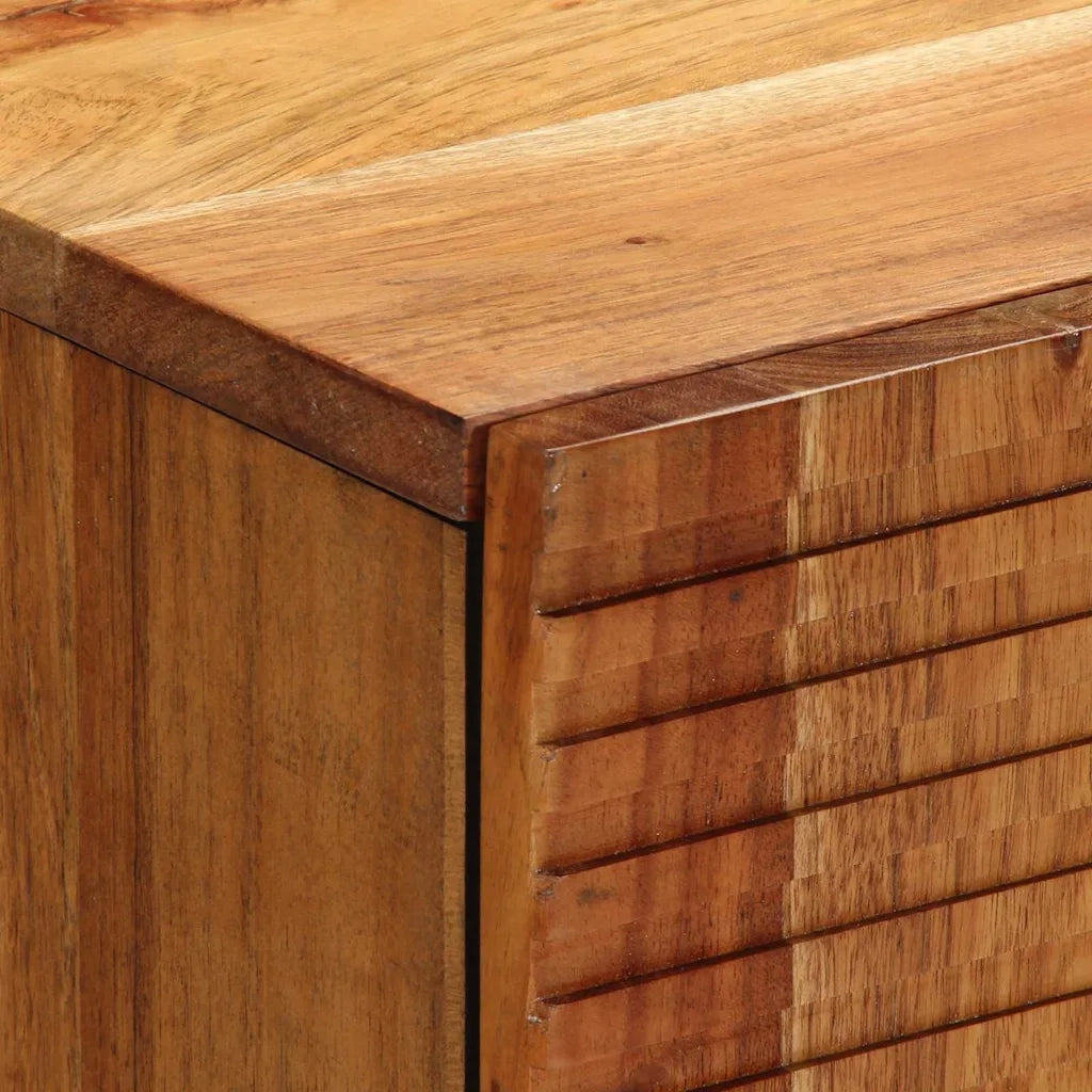 Credenza Naturale 60 x 33,5 x 75 cm Legno di Acacia Massello 4017782