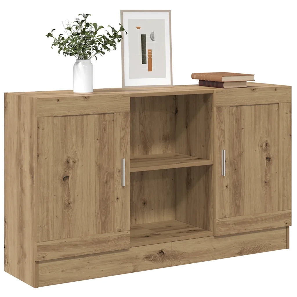 Credenza Rovere Artigianale 120x30,5x70 cm in Truciolato 856163