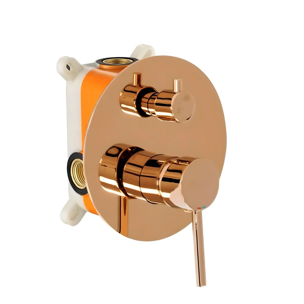 Rubinetto Da Vasca Da Incasso Rea Lungo Copper + Box