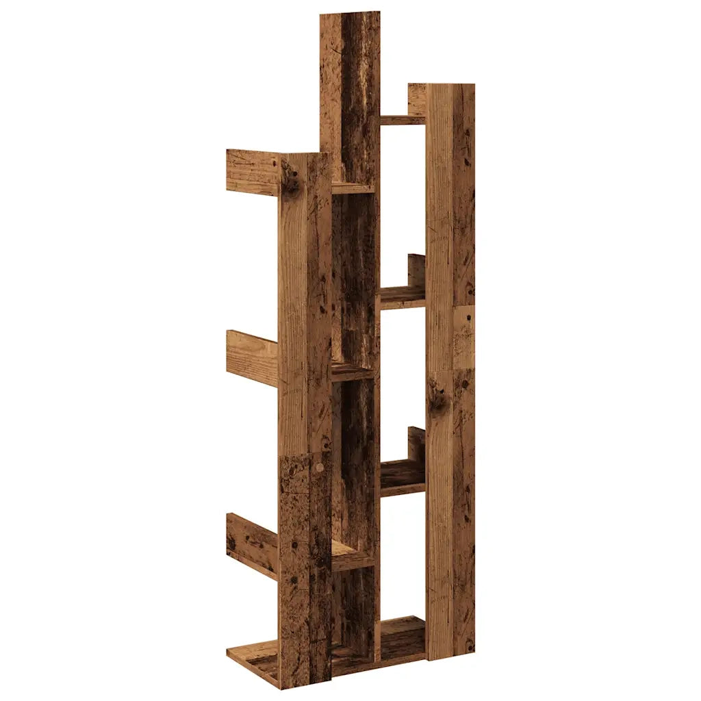 vidaXL Libreria Legno Antico 48x25,5x140 cm in Legno Multistrato