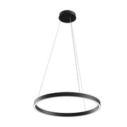Maytoni Lampadario Moderno Rim 1 luce LED integrato nero alluminio