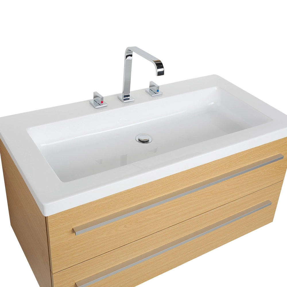 Mobiletto Lavabo colore Beige e Argento a 2 Cassetti con Specchio in stile Moderno contemporaneo