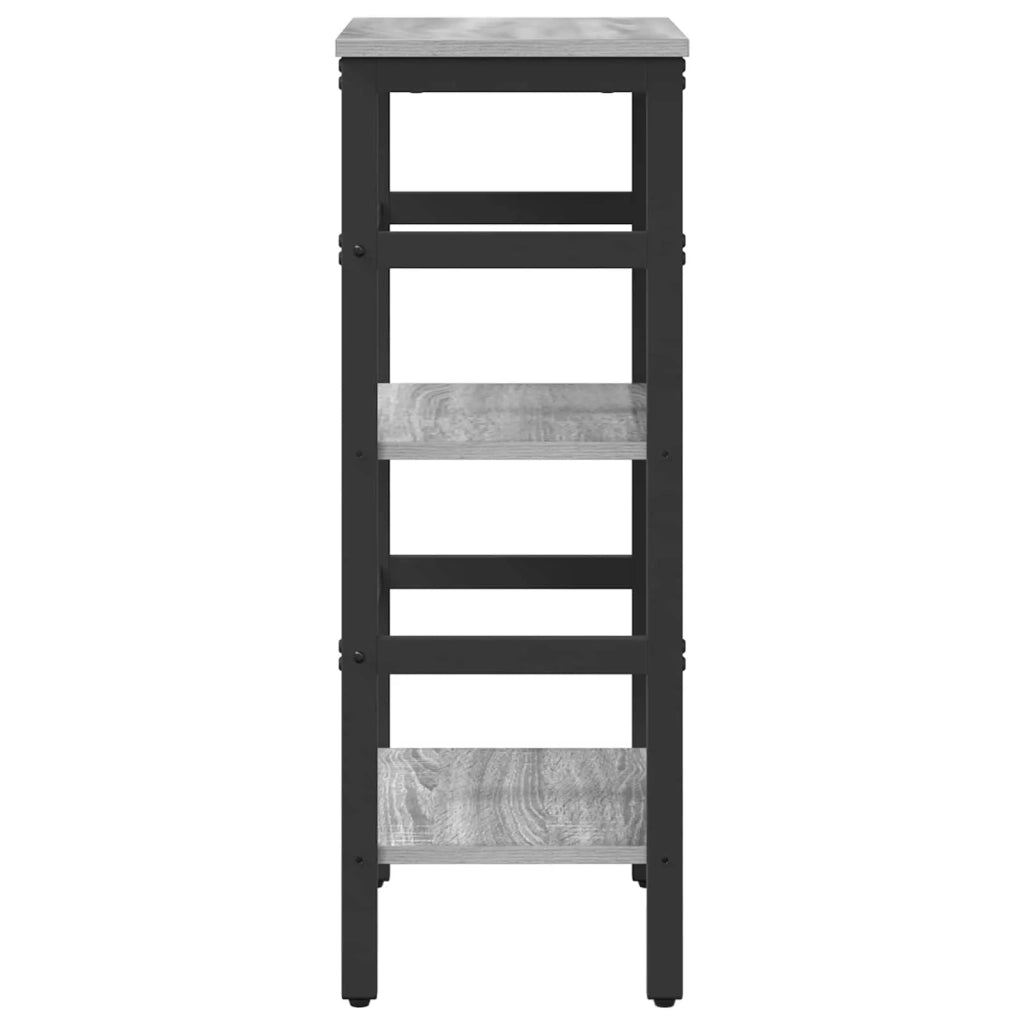 Libreria Grigio Sonoma 40 x 29,5 x 81 cm Legno multistrato 883901