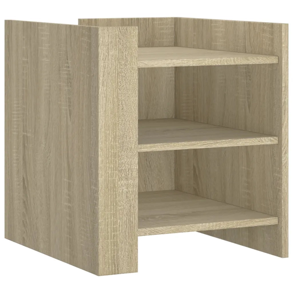 Comodino-Tavolino da notte Rovere Sonoma 45x50x50 cm in Legno Multistrato 467146