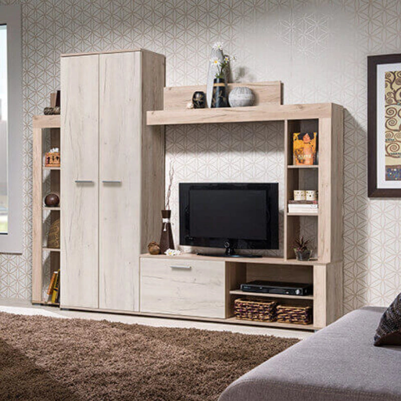 11008878 SOGGIORNO TALIN ROVERE GRIGIO E ROVERE BIANCO