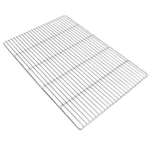 Griglia rettangolare in acciaio inox 60 x 40 cm per barbecue a carbone e a gas