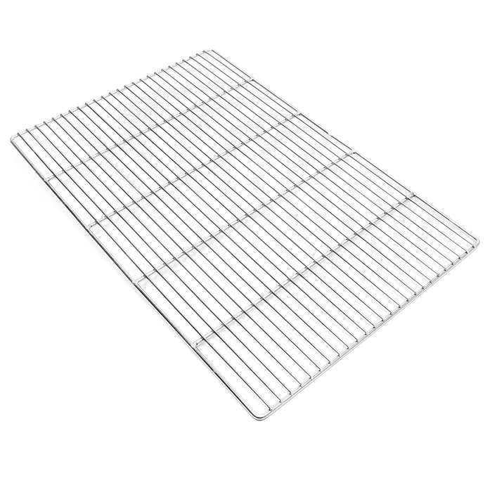 Griglia rettangolare in acciaio inox 60 x 40 cm per barbecue a carbone e a gas