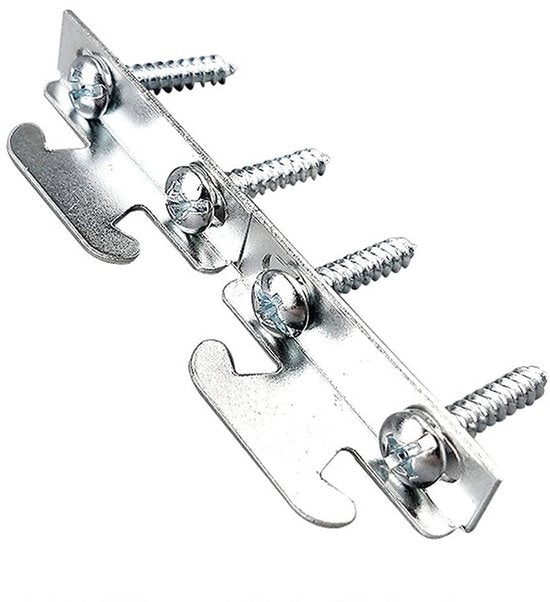 Giradino a 4 elementi - Metallo dorato - Sostenibile - Facile da installare - Supporto - Resistente agli urti - Appoggio per tende