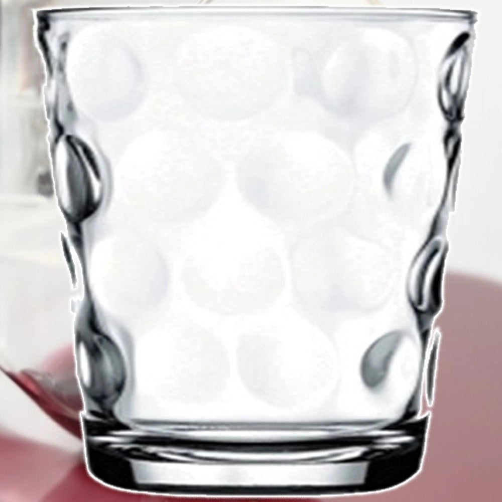 Trade Shop - Set 6 Bicchieri Trasparenti Da Tavola Ristorante Bar Per Acqua O Bibite 250cc -