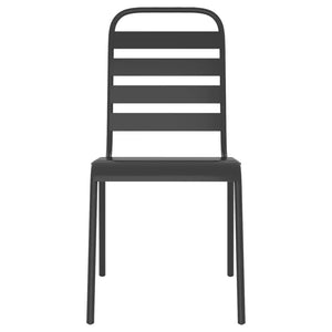 Set da Pranzo da Giardino 5 pz in Acciaio Antracite 3187989