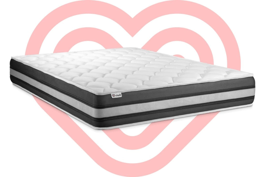 Materasso 160x190cm a molle insacchettate e memoria di forma - Vitalspring Zen